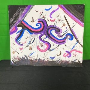 Original hand-painted wall decor canvas